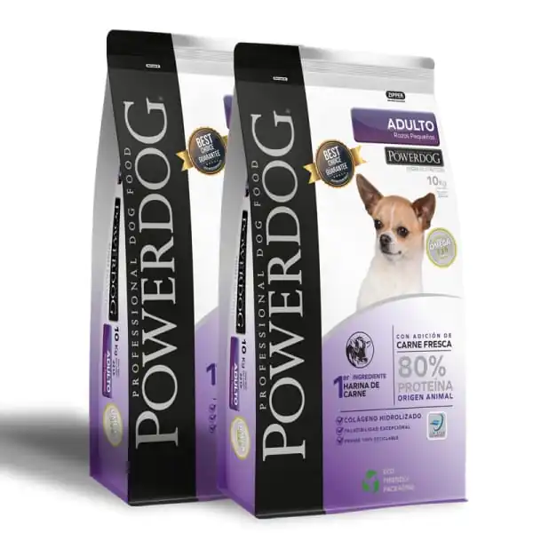 Powerdog raza pequeña pack oferta 20 kilos