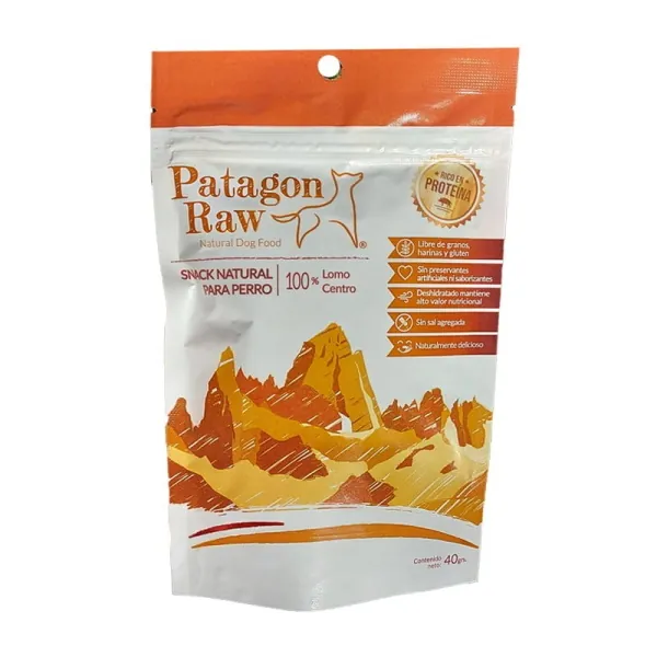 ¡OFERTA! Snack Patagon Raw Lomo Cerdo