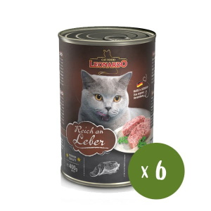 Leonardo Hígado lata 400 gr x 6