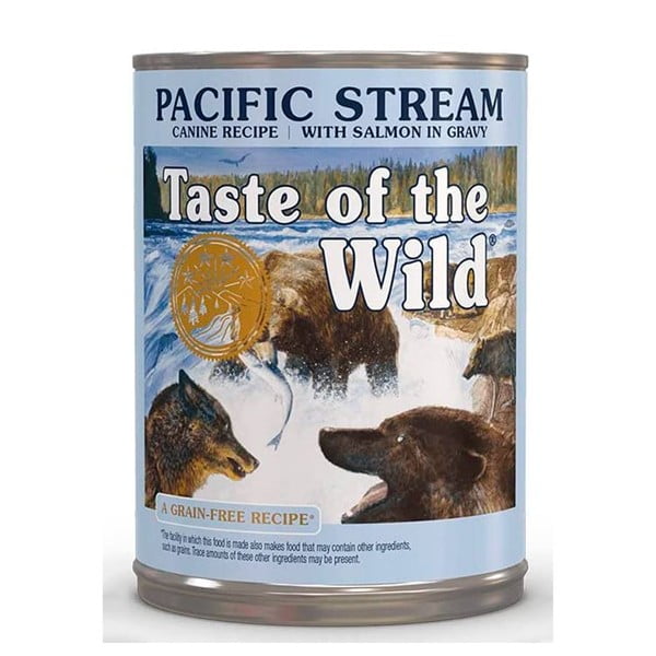 Lata Taste of the Wild Pacific Stream Barrio Animal Alimento para Mascotas