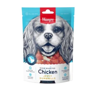 Wanpy perro Chicken Dumbbells - Barrio Animal