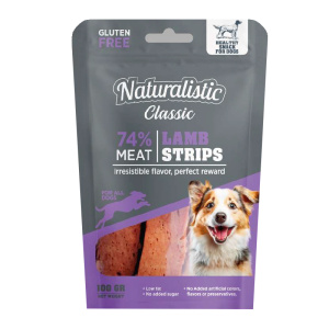 Snack Naturalistic Lamb Strips 100 gr