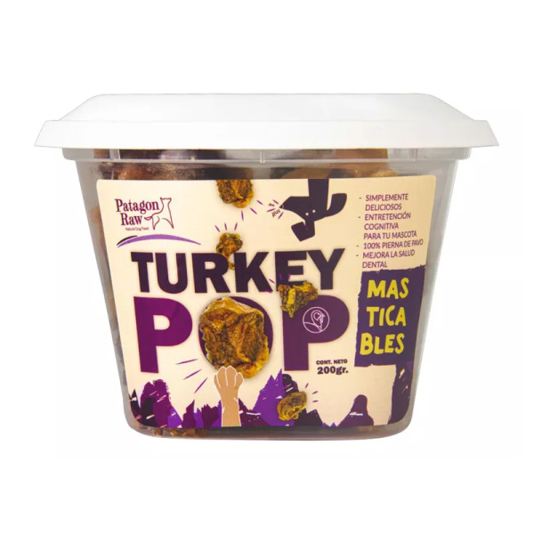 Patagon Raw Turkey Pop Snack