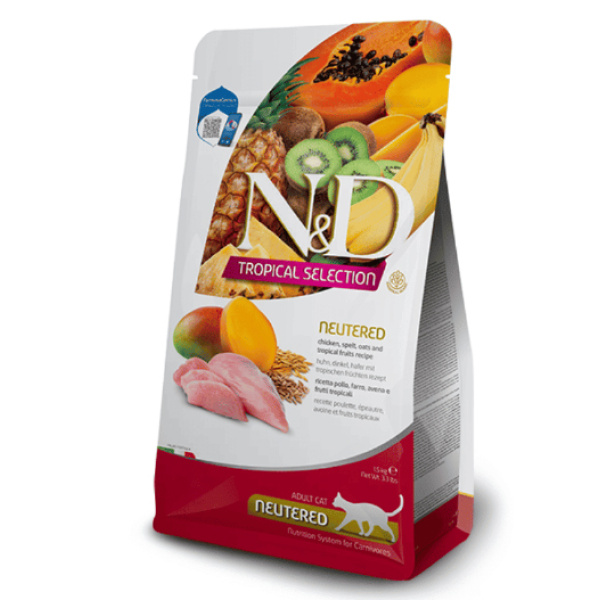 N&D Tropical Gato Castrado 7 kg NUEVO